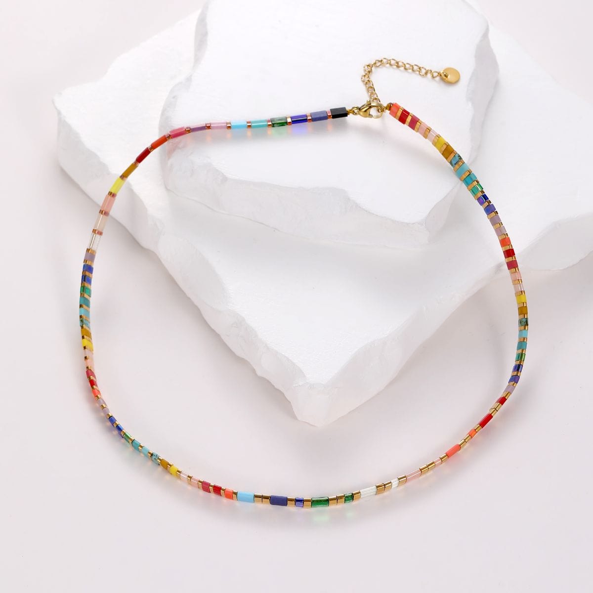 Rainbow - Beaded necklace