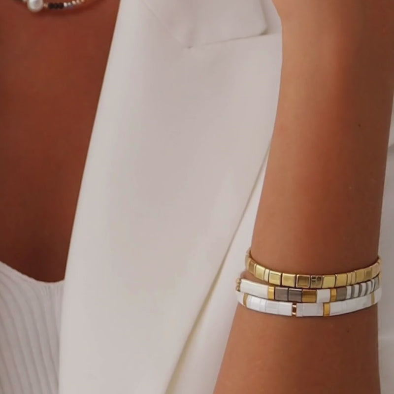 Parure Sun - Bracelets de perles