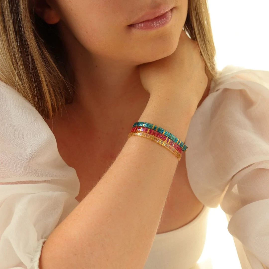 Celeste Set - Tila Beads Bracelet