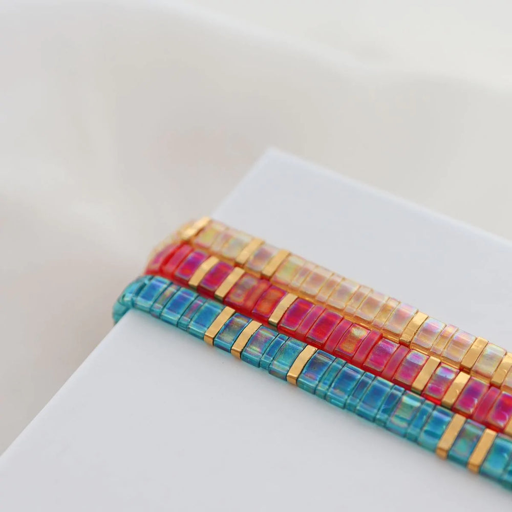 Celeste Set - Tila Beads Bracelet