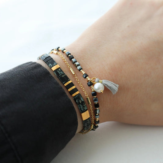 Parure Maya - Bracelets de perles