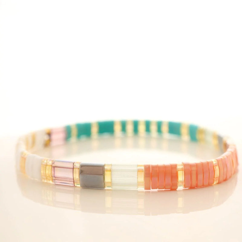 Parure Søl - Bracelets de perles