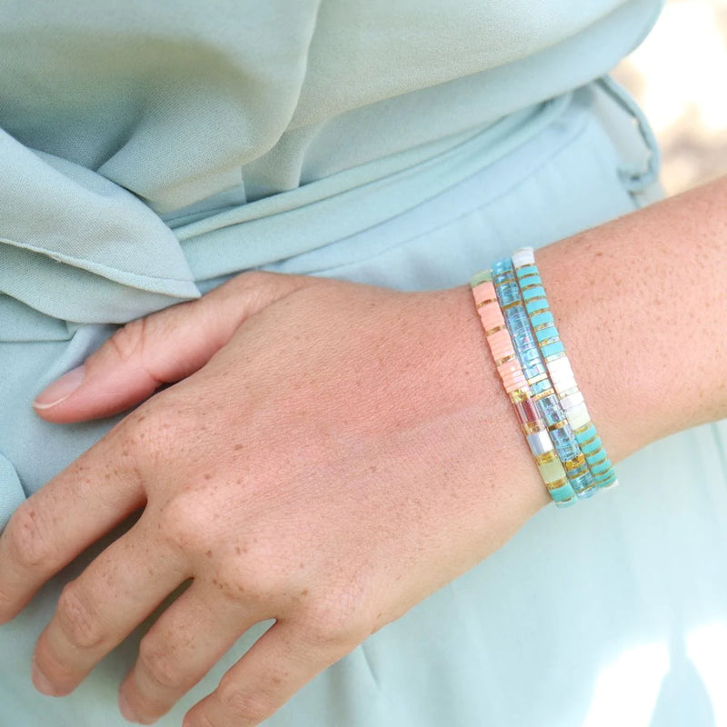 Ensemble Sky - Bracelet de perles