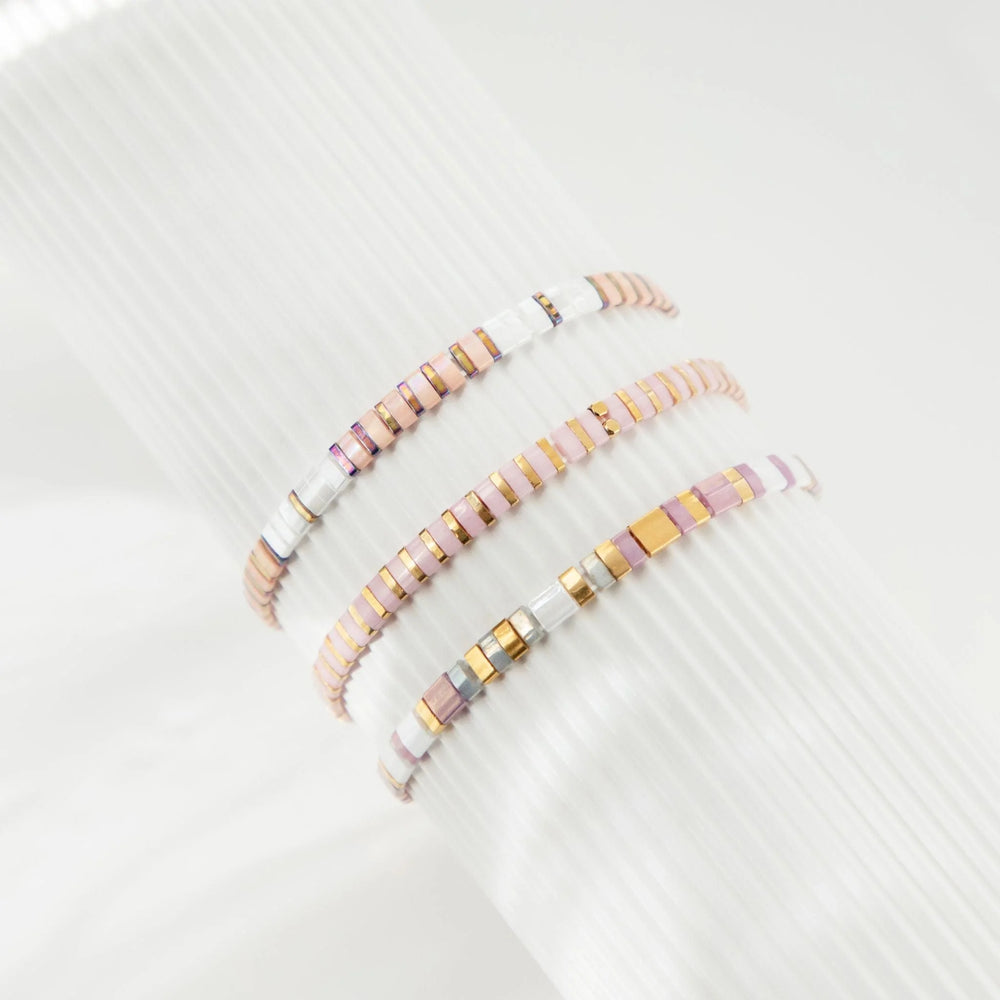 Parure Jasmine - Bracelets de perles